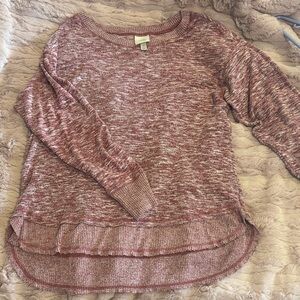 Knox Rose Red and White Knit Sweater